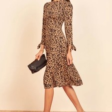 REFORMATION Port Print Dress Blitz Size 0P