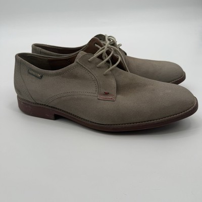 Mephisto Air Jet Beige Leather Suede Oxford Shoes Mens Size 13 US