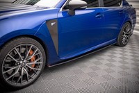 Seitenschweller Ansatz (Paar) Passend FüR Lexus Gs F Mk4 Fl Roter Kern