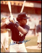 Willie Randolph Yankees Baseball Signed 8x10 Photo Auto JSA Pre-Cert *Y950