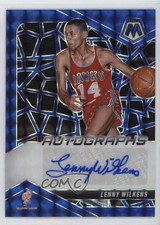 2024-25 Panini Mosaic Blue Prizm 20/49 Lenny Wilkens #AM-WKN Auto HOF 8r6