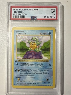 Squirtle 063/102 Base Set (Shadowless) Regular for sale online | eBay