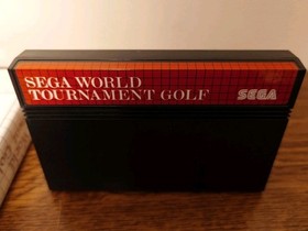 Sega World Tournament Golf (Sega Master System 1993) RARE Euro Release Boxed Box