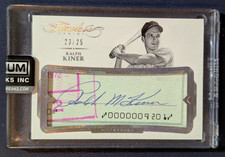 2017 Panini Flawless Cuts AUTOGRAPH Ralph Kiner #RC-RK (#/25) PIRATES (FREE S/H)