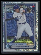2024 Bowman Draft #BDC-160 Aaron Parker Chrome Sparkles Refractor #/200