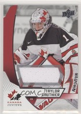 2019 Upper Deck Team Canada Juniors Jersey Taylor Gauthier #20 8tn