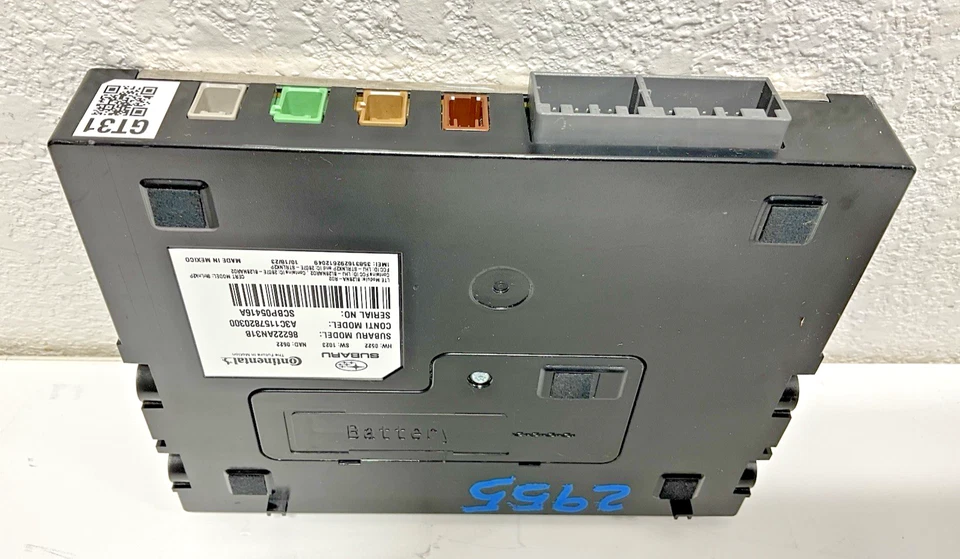 Módulo de control telemático de comunicaciones Subaru Legacy/Out 2024 86222AN31B OEM Foto 3 de 4
