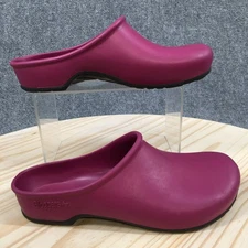Sloggers Shoes Womens 7 Premium Garden Slip On Clogs Purple EVA Casual Comfort