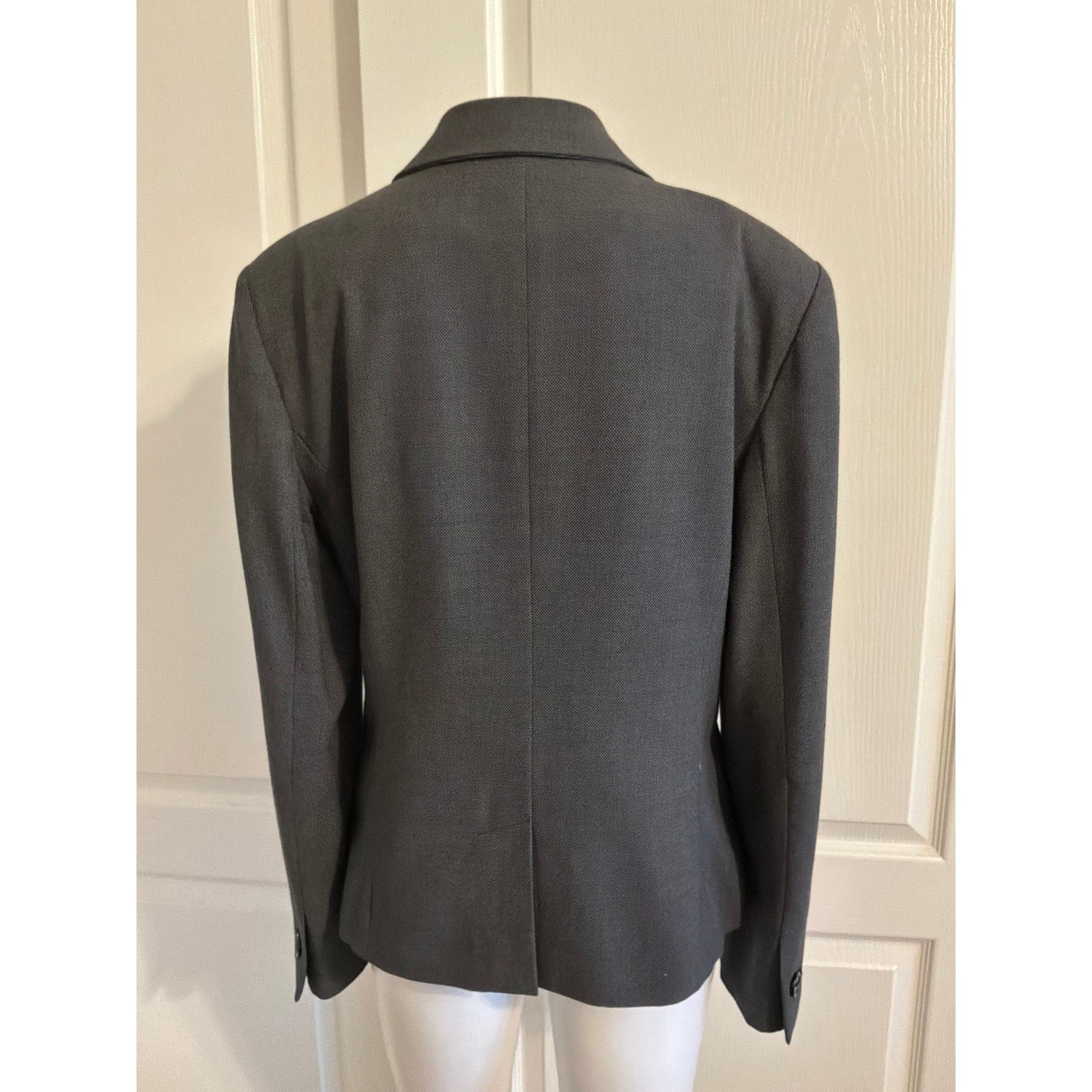 WORTHINGTON Stretch Gray Solid One Button Blazer … - image 6