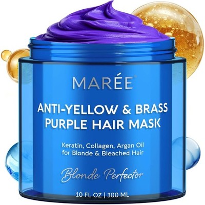 MAREE Purple Mask for Brass Control & Toning Blonde Hair   220 ml MSRP:$40
