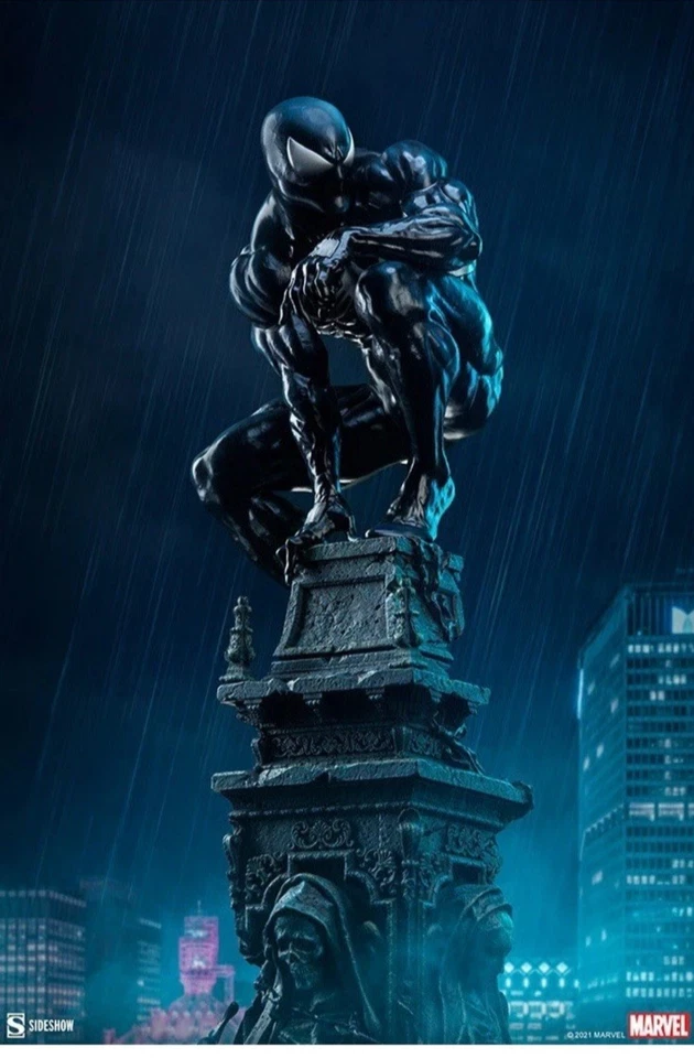 SIDESHOW Amazing Spider-Man Symbiote 24” 1:4 Formato Premium Figura Estatua (S5) Foto 2 de 4