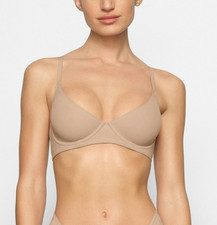 SKIMS Fits Everybody UNLINED DEMI BRA - Clay - Size 34C
