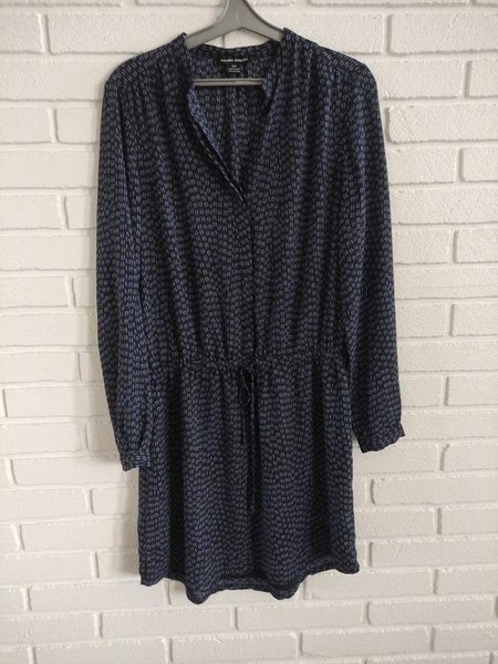 Women Hilary Radley Dress Navy Polyester 36