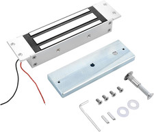 Electromagnetic Door Lock Weatherproof 12V DC Fail-Safe, 1100LBS Holding Force O
