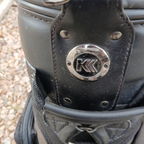 Borsa da golf vintage Knight divisore 15 vie nera - Foto 2 di 11