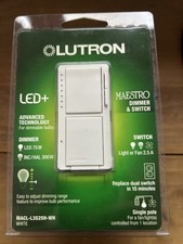 Lutron Maestro White 75 W Tap Dimmer Switch M...