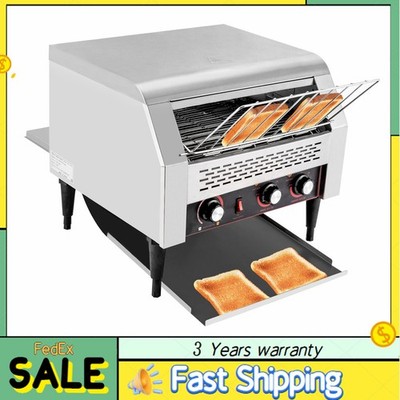 450Slices/H 2600W Commercial Conveyor Toaster Heavy Duty Electric Baking Machine