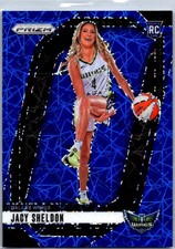 2024 Panini Prizm WNBA #141 Jacy Sheldon Blue Velocity Prizms