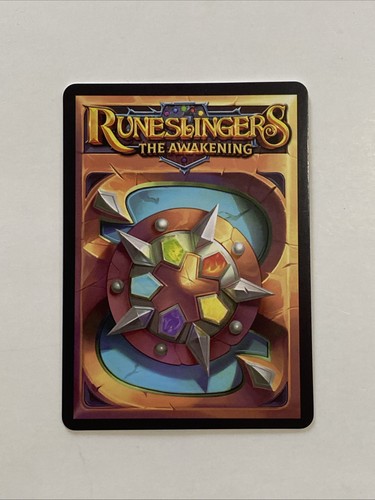 Runeslingers TCG Smoke Bomb Full Art Holo Card Alpha CCG NM - Picture 2 of 2