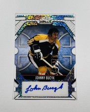 2025 Leaf Metal Legends JOHNNY BUCYK Metal Autographs Auto Sparkle /5!!! SSP