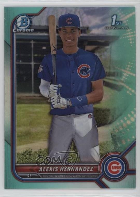 2022 Bowman Chrome Prospects Aqua Refractor /125 Alexis Hernandez #BCP-172 0tk7