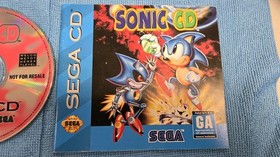 Sonic CD. Sega CD 1993 Used. With manual. Not for resale. Tested.