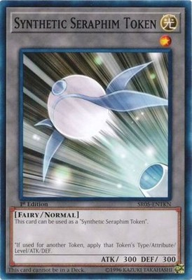 Synthetic Seraphim Token - SR05-ENTKN - Common - 1st Edition - Damaged