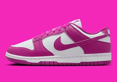 Women's Nike Dunk Low Next Nature Hot Fuchsia Pink White DD1873-110