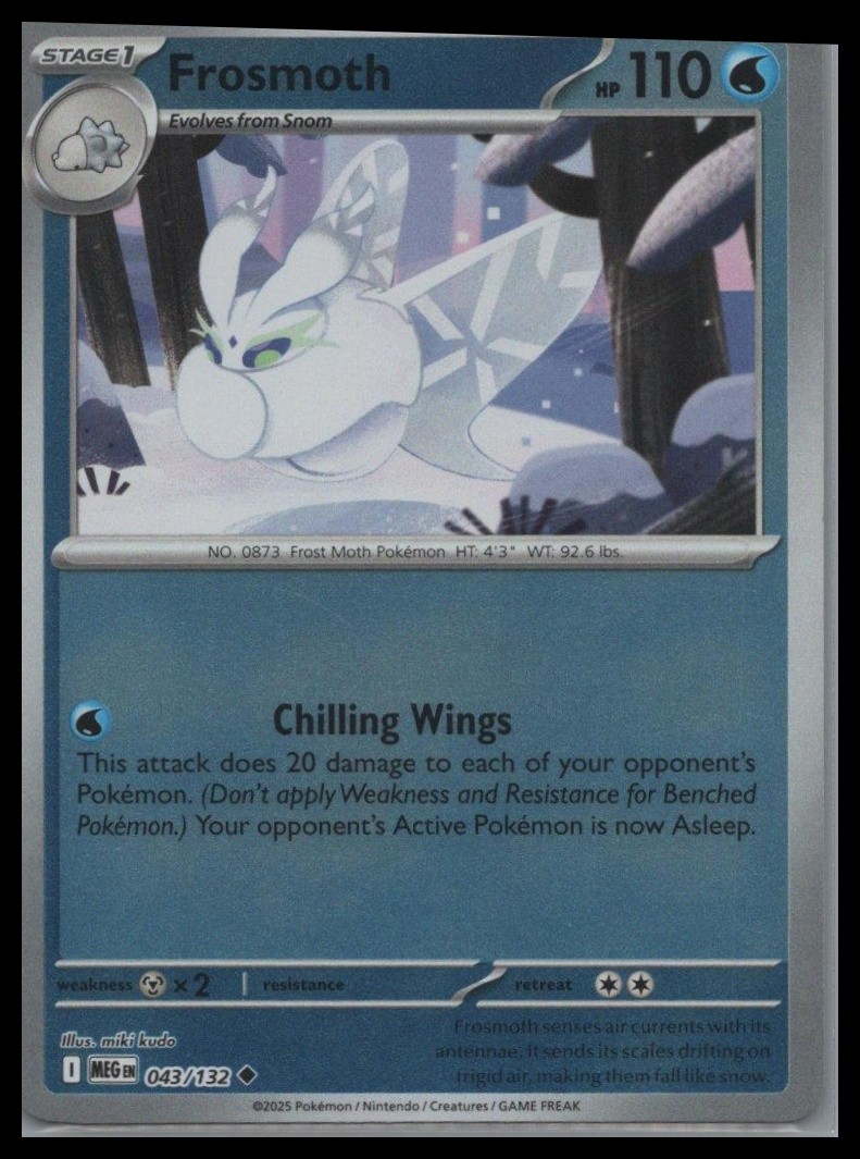 ME01: Mega Evolution #043/132 Frosmoth reverse holo