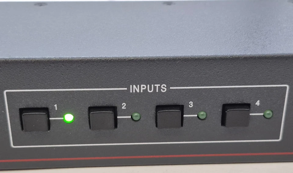 Extron SW4 HD 4K HDMI Switcher 4-Input 1-Output W/ Rack Mounts - Image 3 of 4