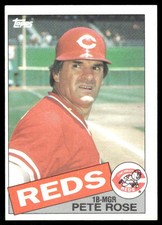 1985 Topps #600 Pete Rose MG [NM] [Cincinnati Reds] [Base Set Baseball Card]