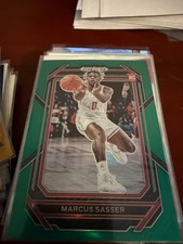 2023 Panini Prizm Draft Picks Basketball Marcus Sasser Green Prizm Rookie #30 RC