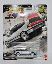 Hot Wheels Premium Car Culture '88 Honda CRX Japan Historics