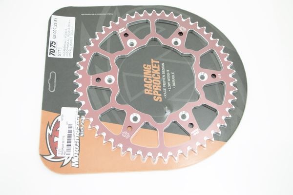 Moto Master 62.007.23.51 - 7075 Racing Sprocket For Husqvarna 701 Enduro 2016-2024 Rear 51T - Image 3