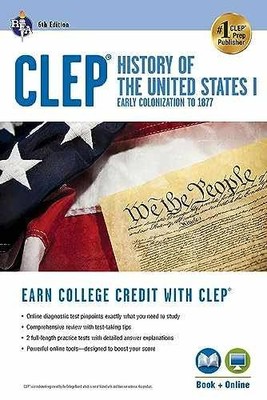 CLEP  History of the U.S. I Book - Paperback, by Editors of REA - Acceptable w