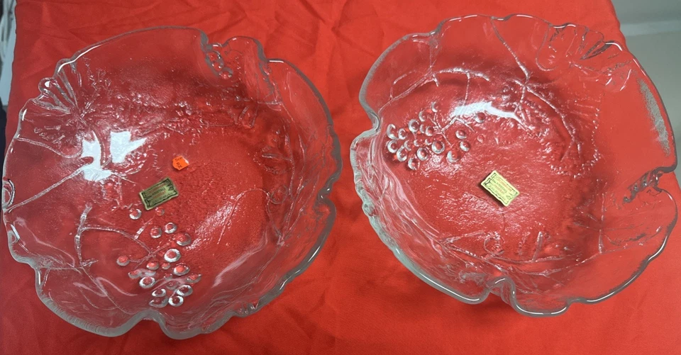 "Joska Kristall rustikal" Obstschale Ø ca.24 cm Höhe ca. 7 cm Echte Handarbeit