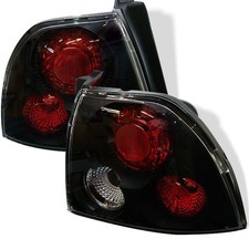 Fit Honda 94-95 Accord Black Euro Style Rear Tail Lights Brake Lamp Set Dx Ex Lx