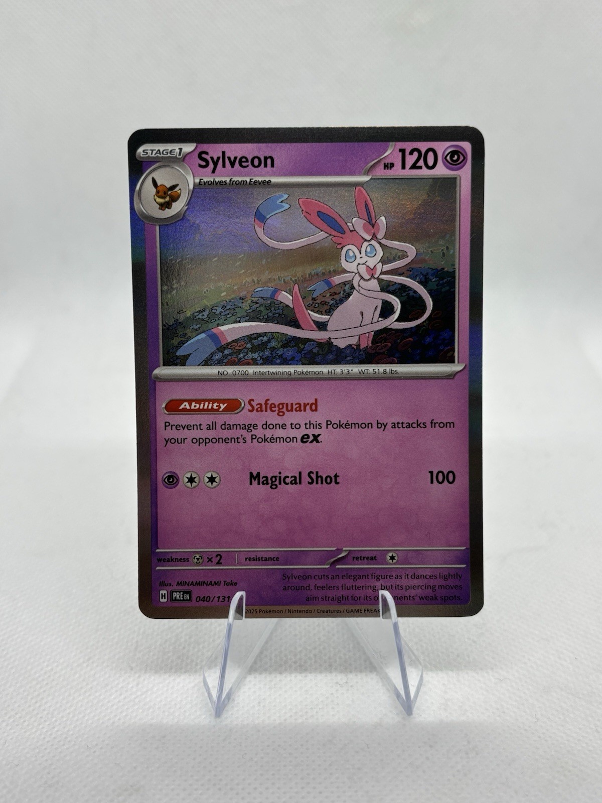 Sylveon - Pokemon TCG Prismatic Evolutions 040/131 - Holo Rare NM/M