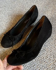 PAUL GREEN Pumps; Keilabsatz; Damenschuh schw; Dirndl; Ballerina; Absatzschuh 👠