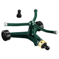 Pc Metal Rotary Lawn Sprinkler 3 Arm Heavy Duty 360 Degree Automatic 1