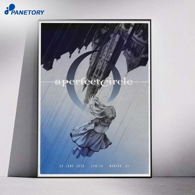 NEW A Perfect Circle Munich De Tour Jun 9 2026 Poster Home Decor, Wall Art