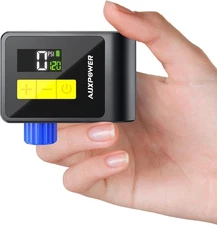 Auxpower BL03 Bicycle Pump with Pressure Gauge, 120PSI Electric Bike Pump with P