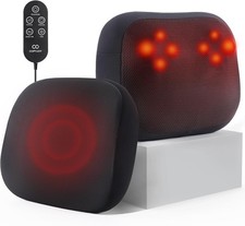 3 In 1 Electric Lumbar Support Pillow Smooth Spine Triple Fusion Back Massager