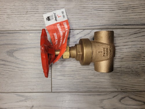 1" STANDARD BRASS GATE VALVE B&K PRO-LINE -SWEAT  100-705 -300 PSI WOG SERVICE