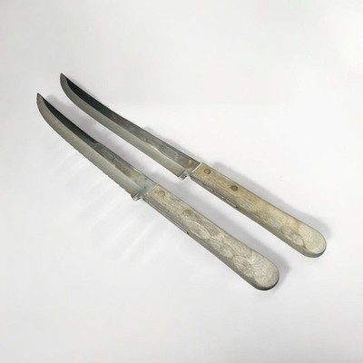 VINTAGE Craftsman Vanadium Stainless Carving Knife 2 Piece Set USA