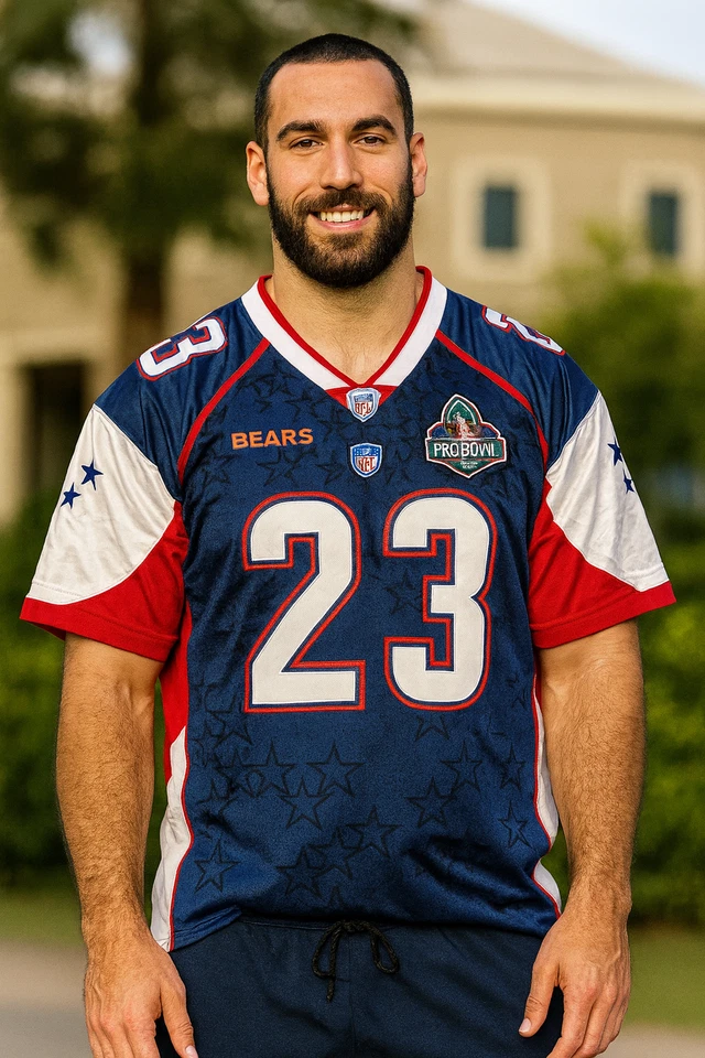 Reebok NFL Mens Chicago Bears Devin Hester 2007 Pro Bowl Jersey Size 52  - Image 2 of 4