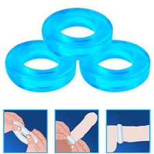 3Pcs Reusable Men Penis Stretcher-Sleeve-Girth-Enhancer-Penis-Extender-Ring