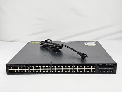 Cisco Catalyst 3650 48-Port PoE+ 4x SFP+ Switch WS-C3650-48FD-L