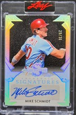 MIKE SCHMIDT 2025 LEAF SPECTACULAR AUTHENTIC SIGNATURES AUTO 29/30 PHILLIES HOF