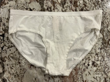 Victoria  s Secret Signature Logo Waistband Cotton Lingerie Hiphugger Panty MED